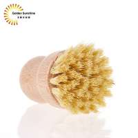 Special Shape Kitchen Dish Cleaning Brush Bamboo Dish Brush