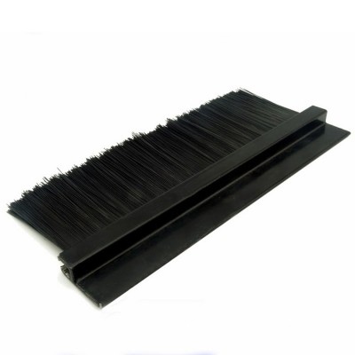 Escalator Safety Black Nylon Bristle Strip Brush