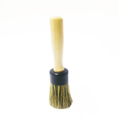 Long Natural horsehair Bristles Detail Brush Perfect for Air Vents Dashboards Engines Leather Emblems