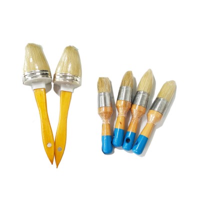 Factory Wholesale Friendly Varnished Wood Chalk Paint Tool Brushes