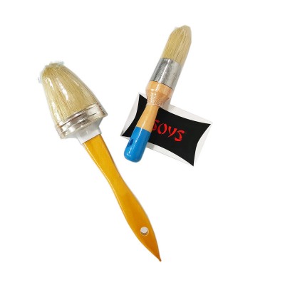 Manufacturer Multi Size Hand Made Wax Brush for Wall Painting Round Paint Brush