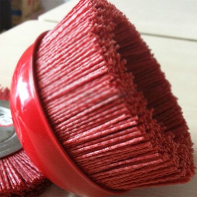 Abrasive Cup Brushes with Screw for Polishing Stainless Steel