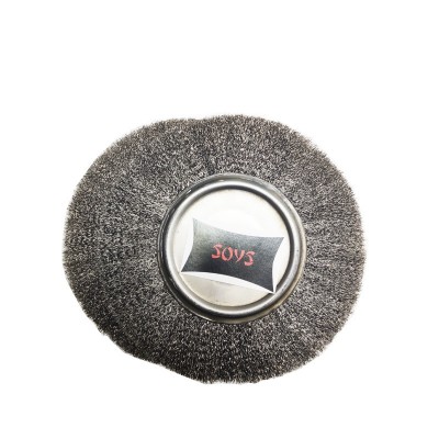 Polishing Knot Wheel Brush, Twisted Knot Steel Wire Wheel Brush